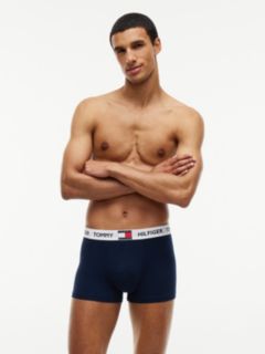 3-Pack Heritage Logo Waistband Trunks — Blue 2