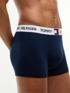 3-Pack Heritage Logo Waistband Trunks — Blue 4
