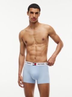 3-Pack Heritage Logo Waistband Trunks — Blue 6