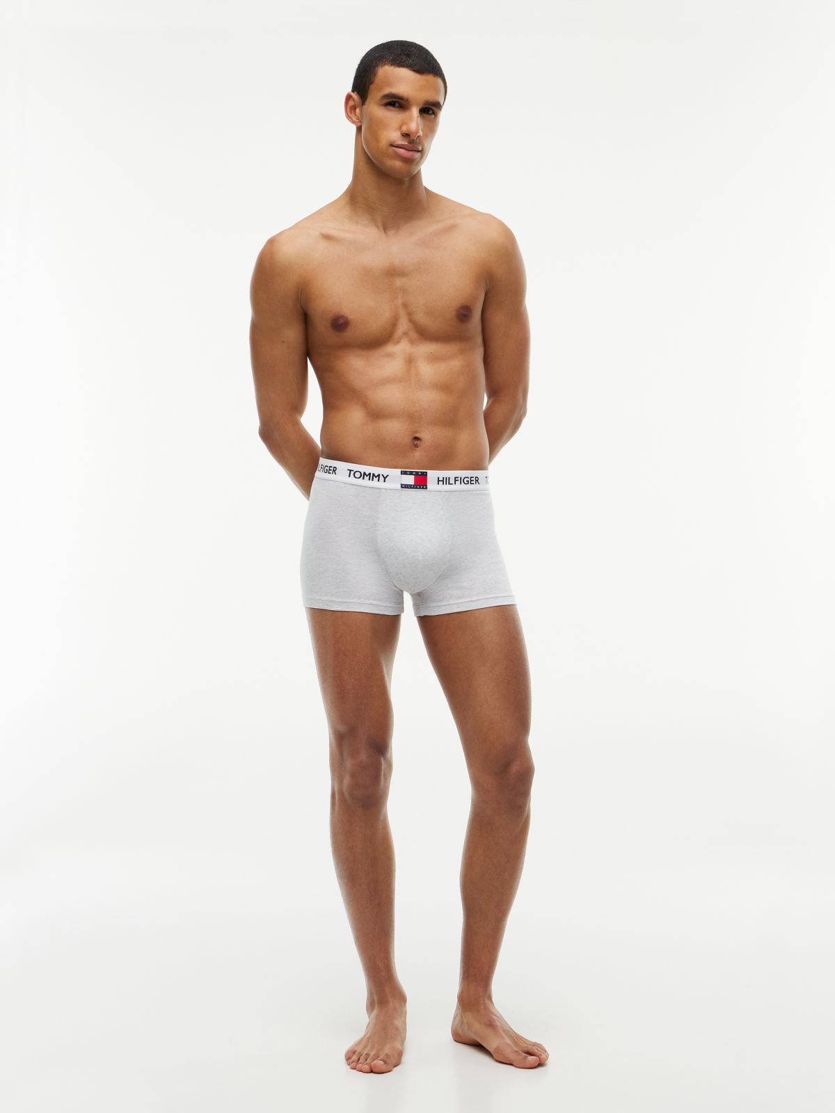 3-Pack Heritage Logo Waistband Trunks — Pink
