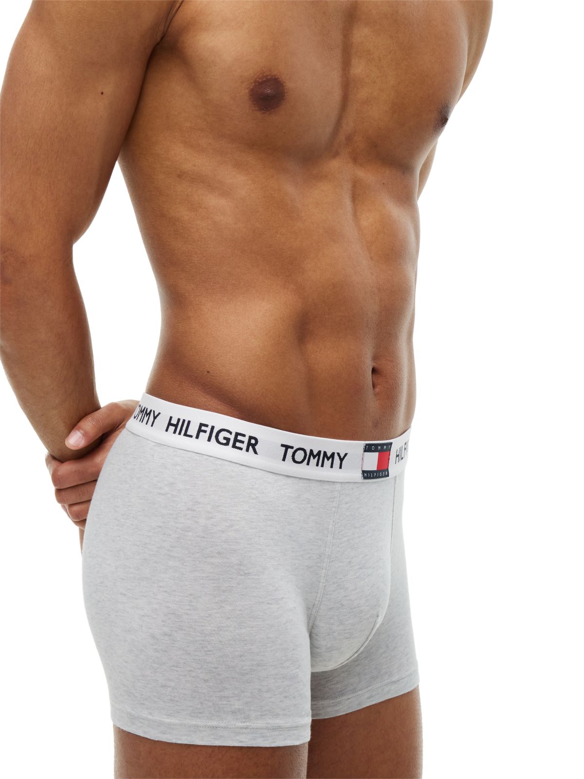 3-Pack Heritage Logo Waistband Trunks — Pink