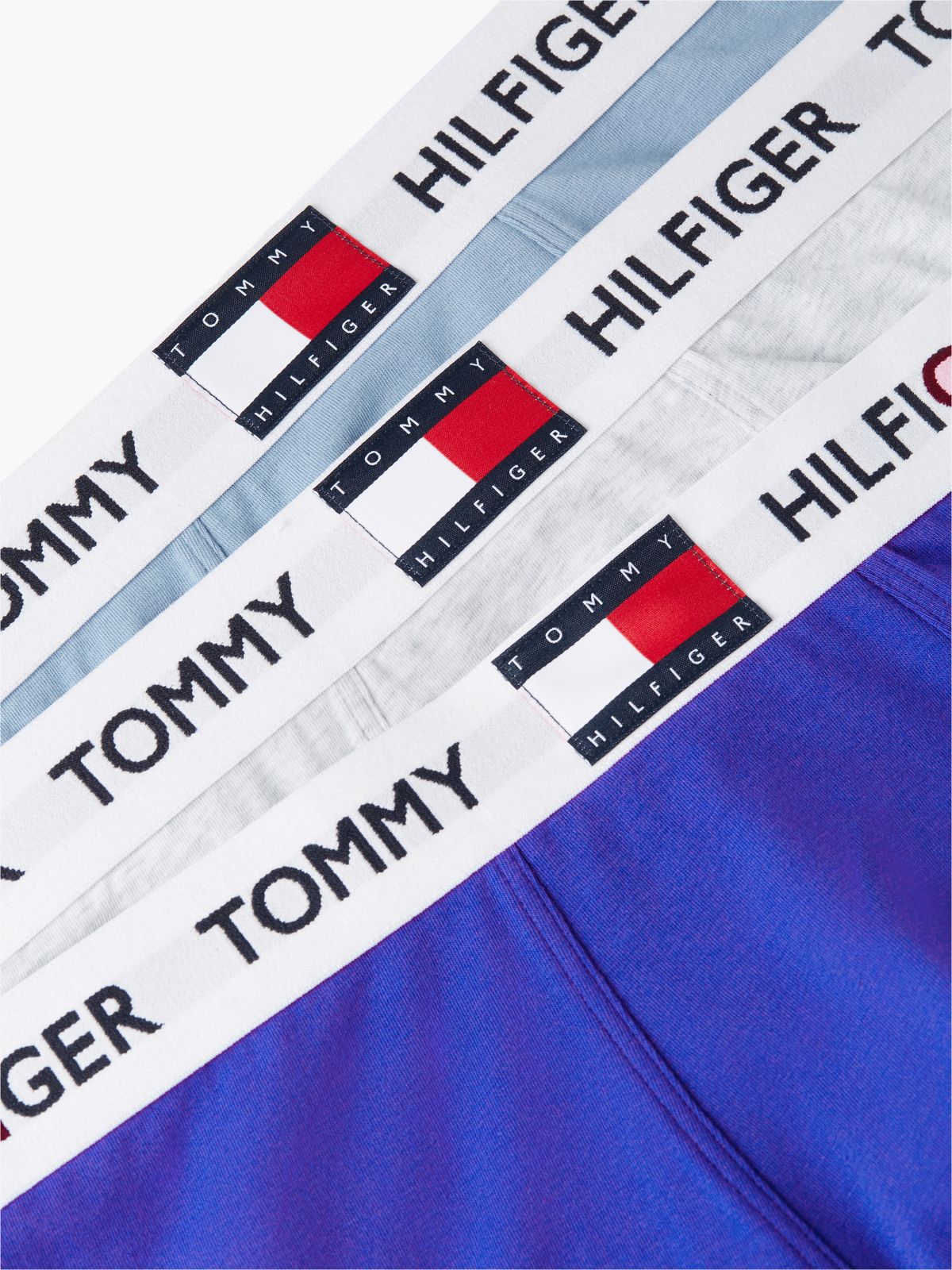 3-Pack Heritage Logo Waistband Trunks — Pink