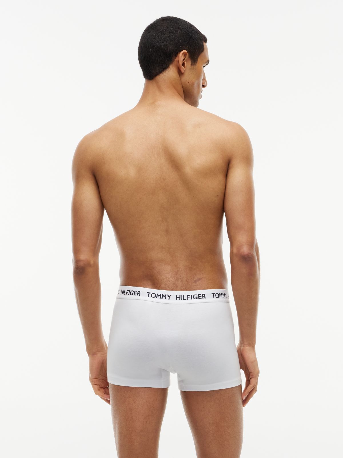 3-Pack Heritage Logo Waistband Trunks — Red
