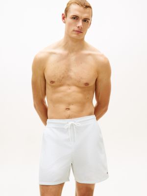Essential Ithaca Stripe Mid Length Swim Shorts