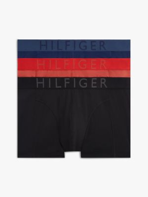pink 3-pack logo waistband cooling microfibre trunks for men tommy hilfiger
