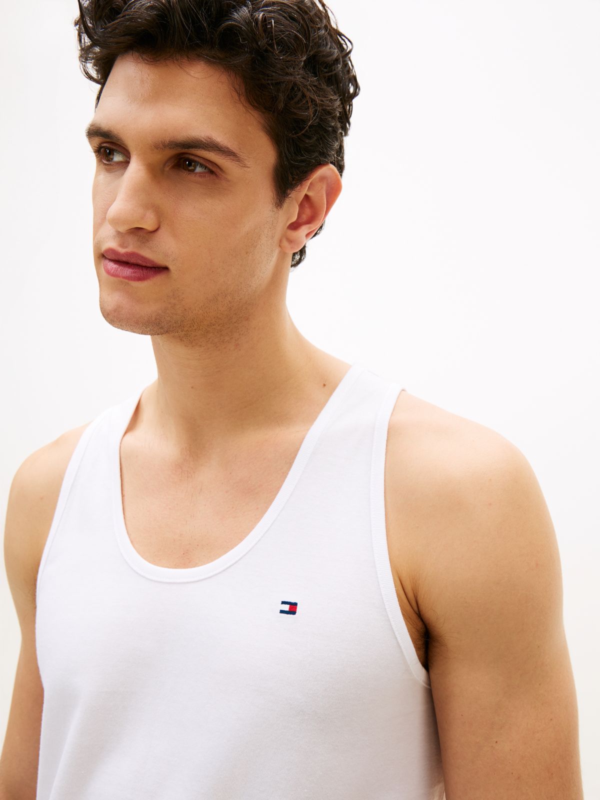 3-Pack Signature Lounge Tank Tops — Black