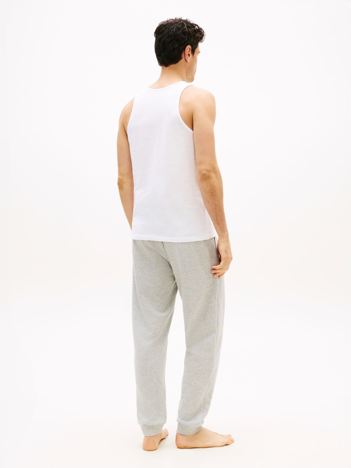 3-Pack Signature Lounge Tank Tops — Black