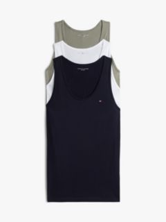 3-Pack Signature Lounge Tank Tops — Black 1