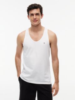 3-Pack Signature Lounge Tank Tops — White 2