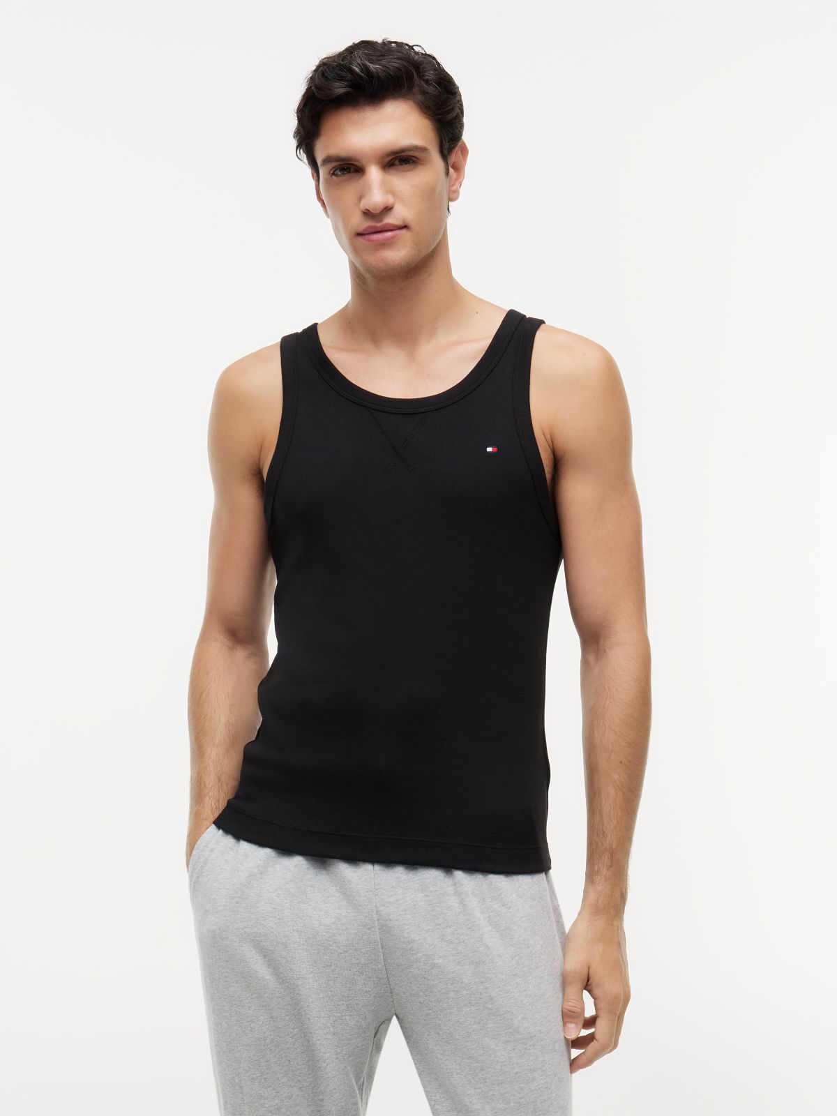 2-Pack Signature Ribbed Lounge Tank Tops — Yellow