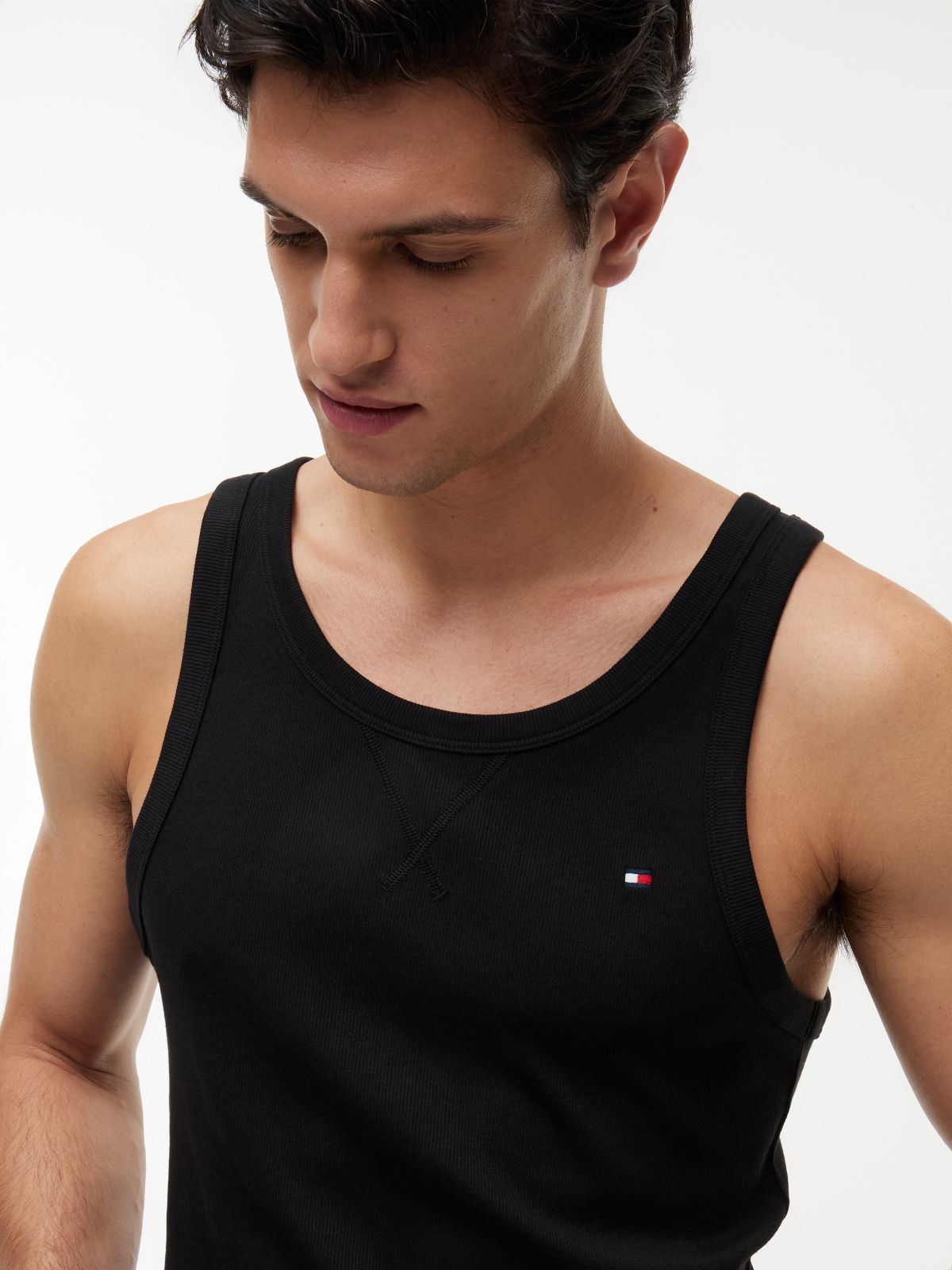 2-Pack Signature Ribbed Lounge Tank Tops — Yellow