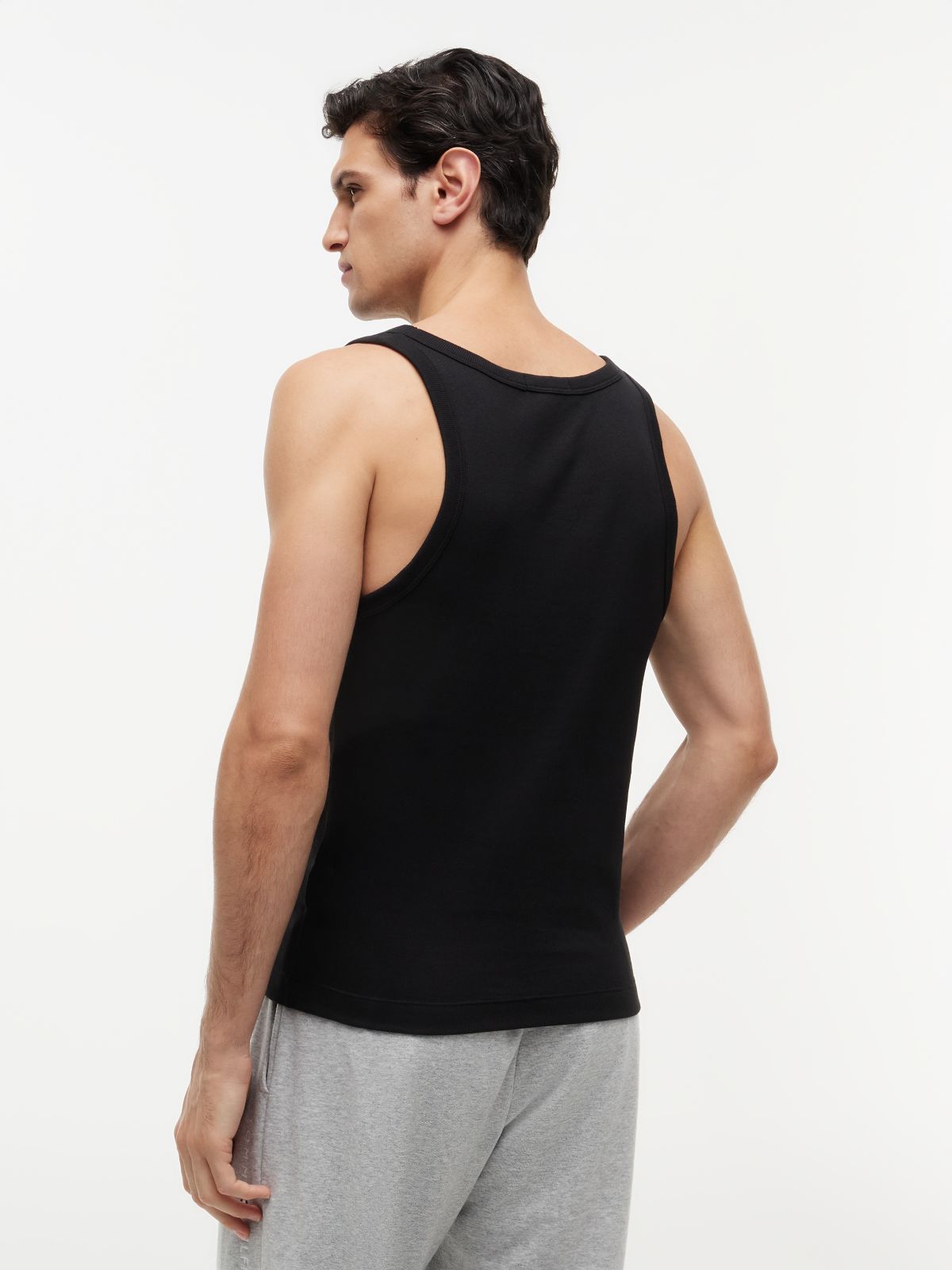 2-Pack Signature Ribbed Lounge Tank Tops — Yellow