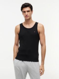 2-Pack Signature Ribbed Lounge Tank Tops — Yellow 6