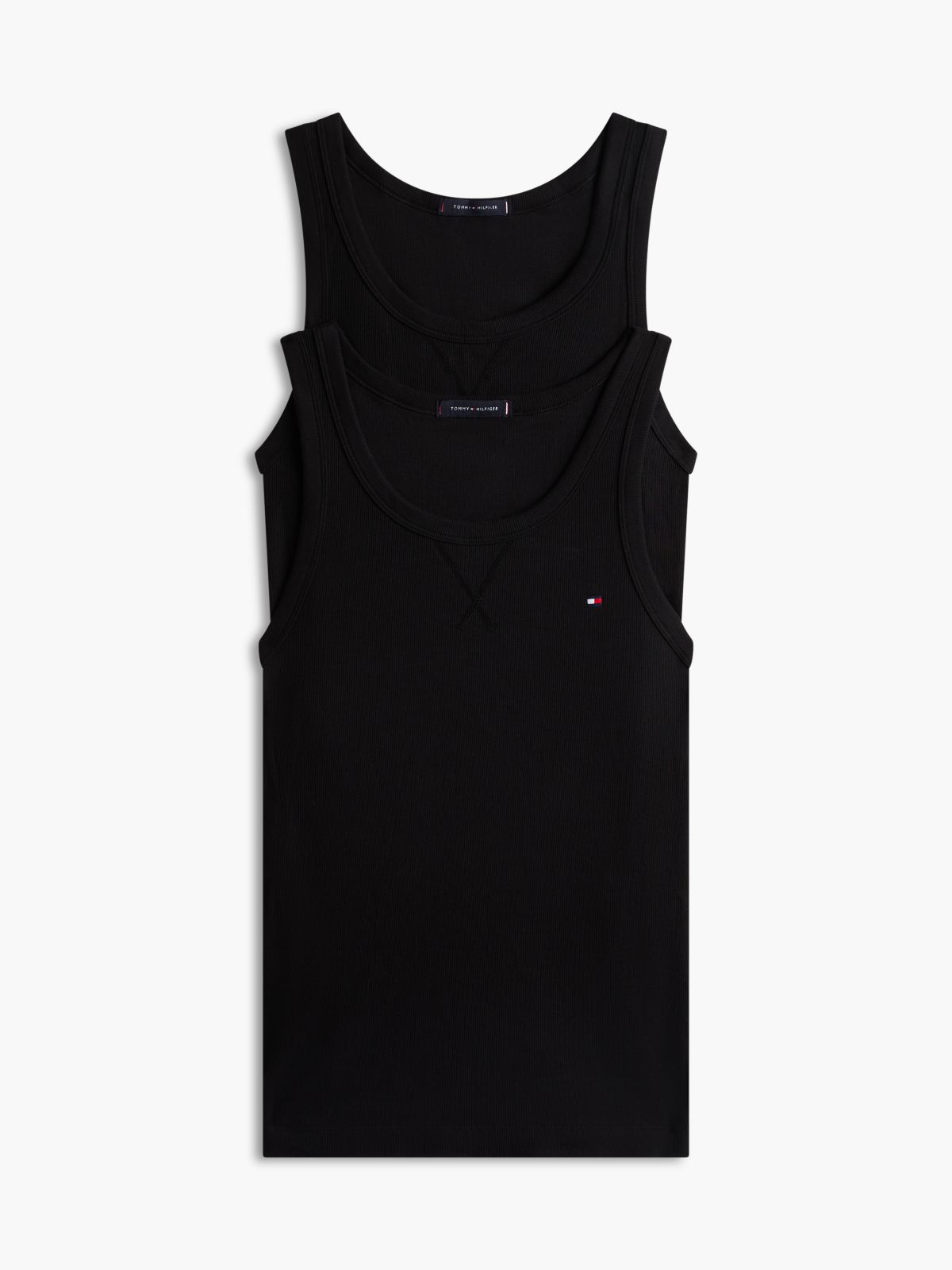2-Pack Signature Ribbed Lounge Tank Tops — Yellow