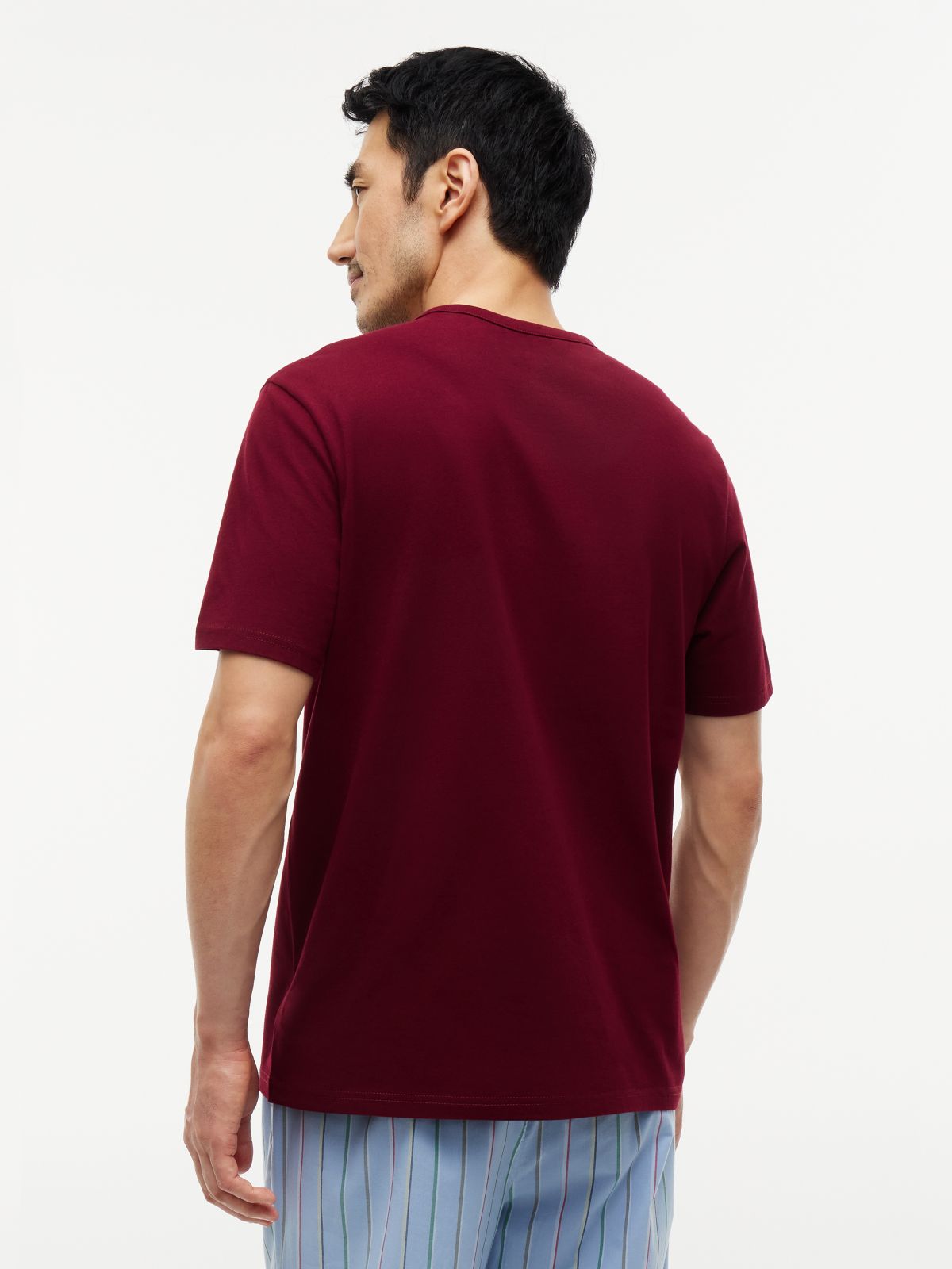 3-Pack Signature Jersey Lounge T-Shirts — Beige