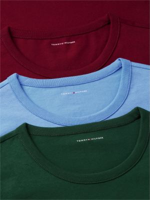beige 3er-pack signature lounge-t-shirts aus jersey für herren - tommy hilfiger