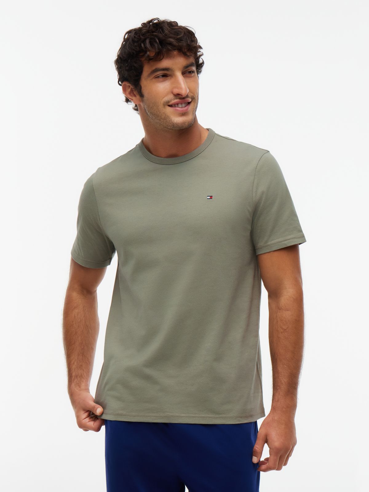 3-Pack Signature Jersey Lounge T-Shirts — Black
