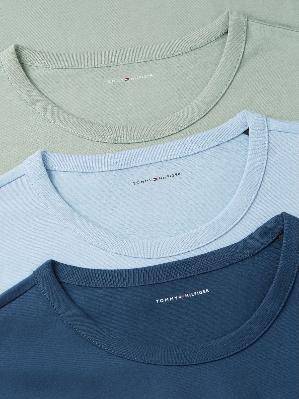 3-Pack Signature Jersey Lounge T-Shirts — Gold
