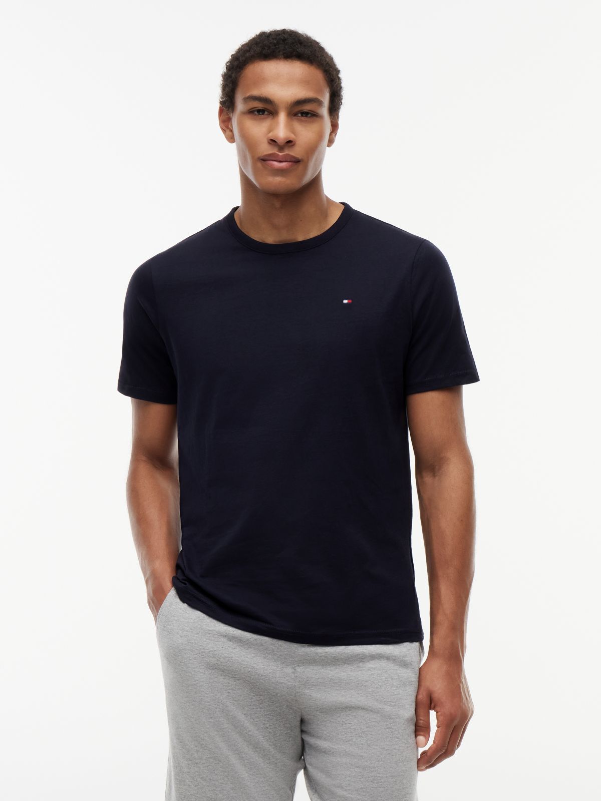 3-Pack Signature Jersey Lounge T-Shirts — Blue