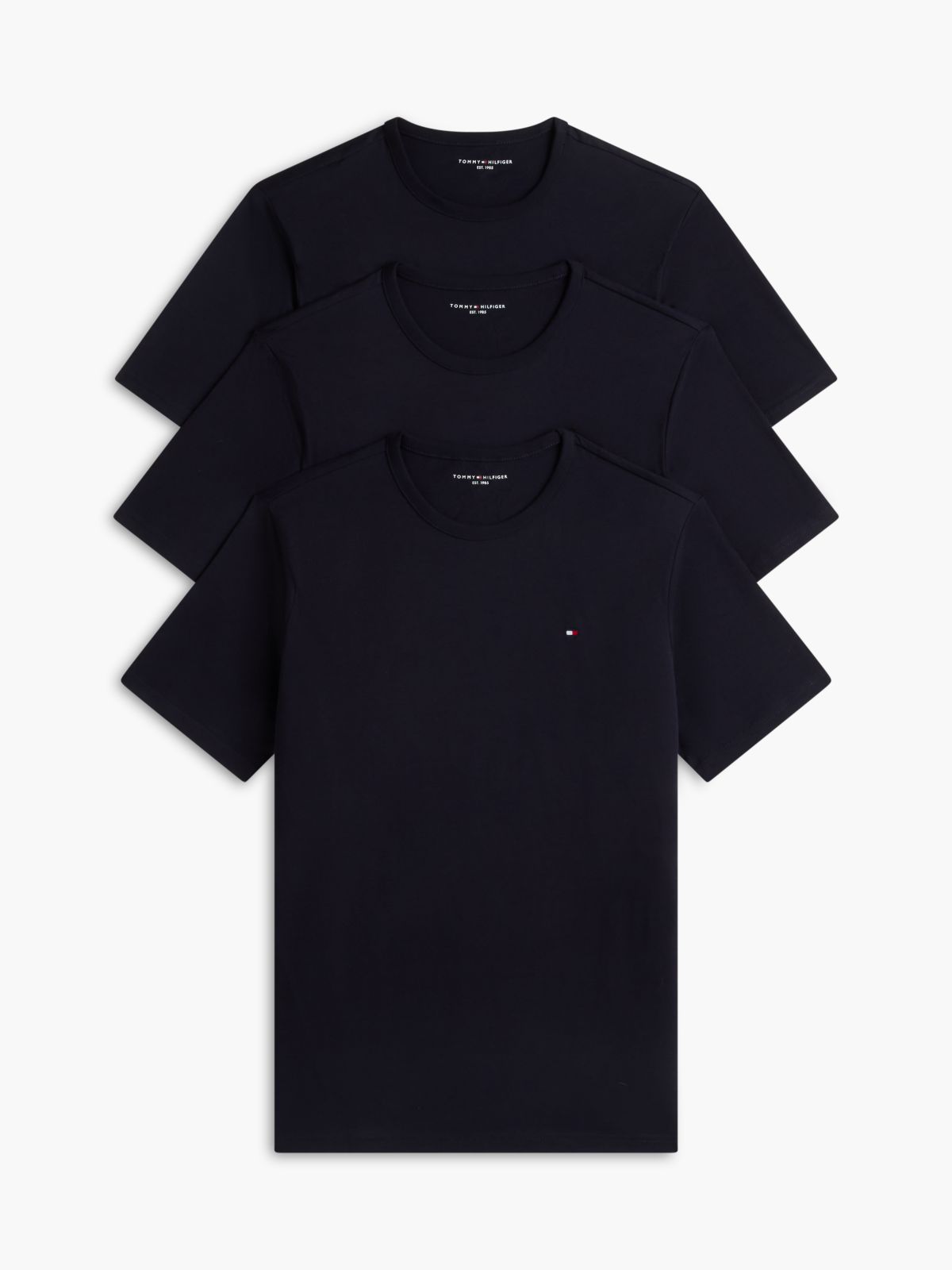 3-Pack Signature Jersey Lounge T-Shirts — Blue