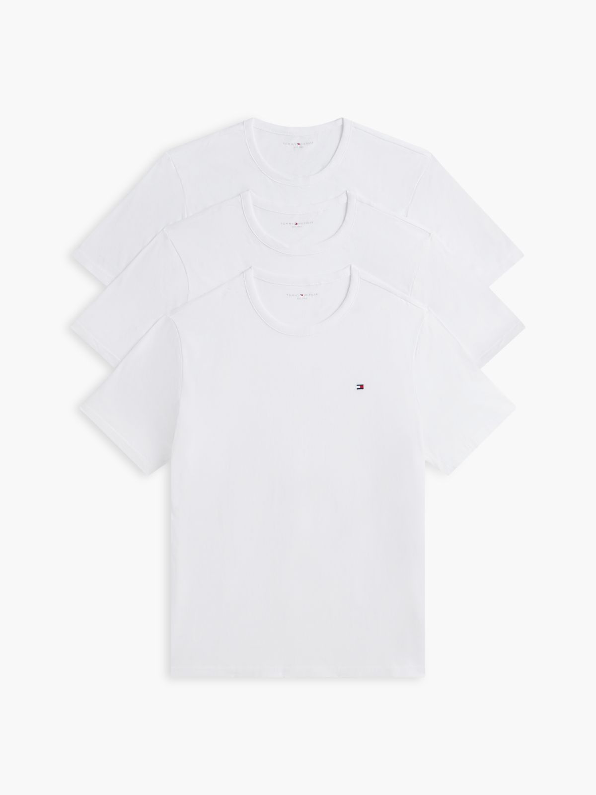3-Pack Signature Jersey Lounge T-Shirts — White