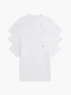 3-Pack Signature Jersey Lounge T-Shirts — White 1