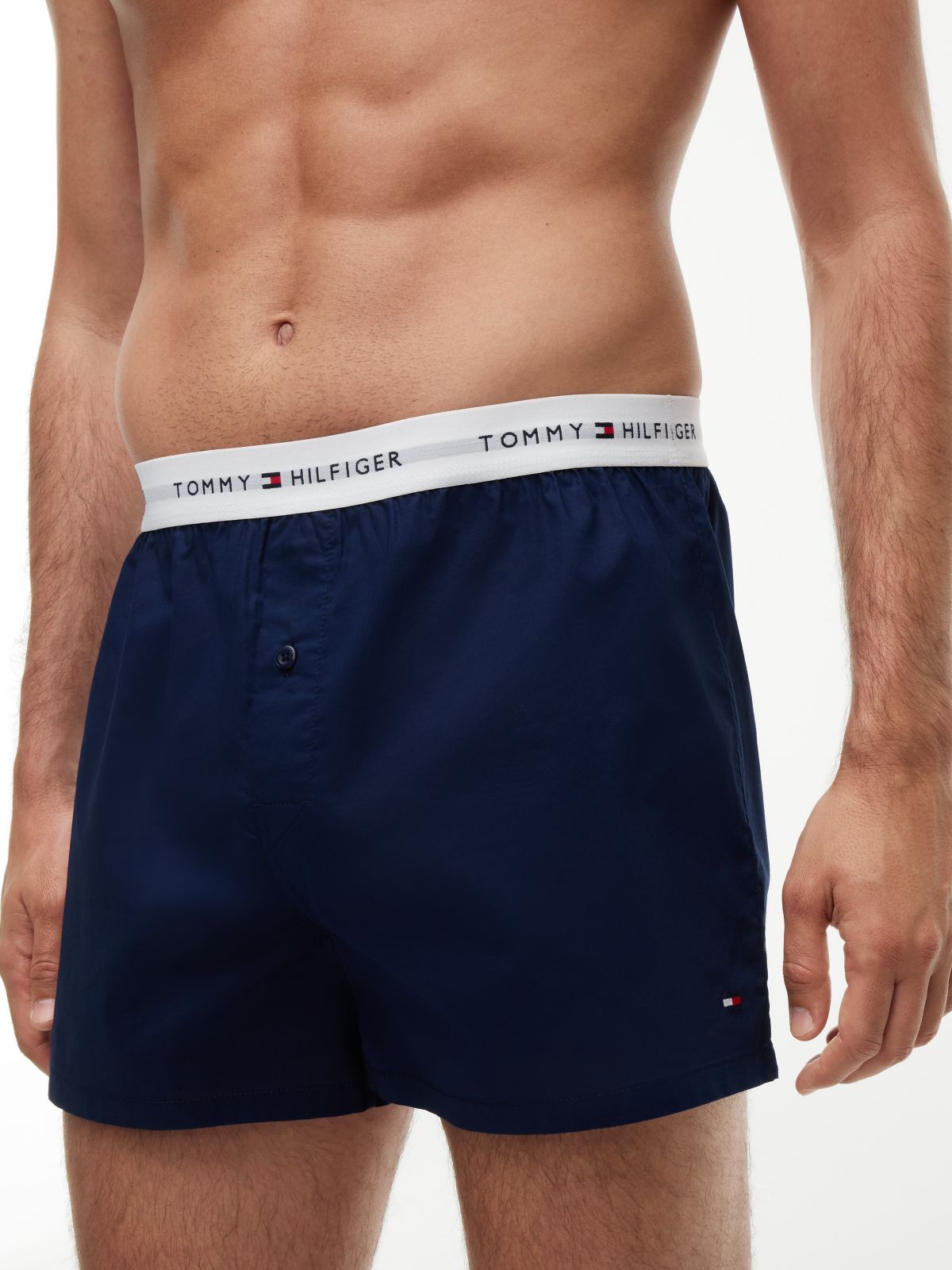 2-Pack Signature Logo Woven Boxer Shorts — Red