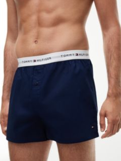 2-Pack Signature Logo Woven Boxer Shorts — Red 4