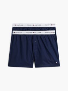 2-Pack Signature Logo Woven Boxer Shorts — Red 1