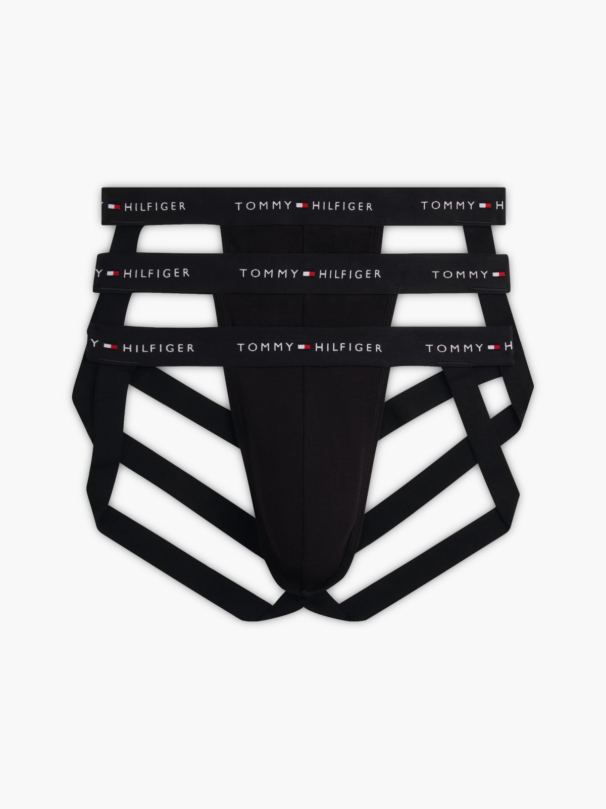 3-Pack Signature Logo Waistband Jockstraps — Yellow