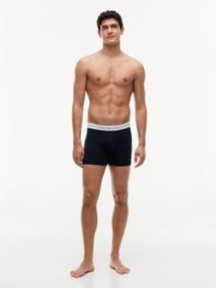3-Pack Signature Contrast Waistband Boxer Briefs — Beige 3