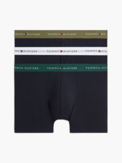 3-Pack Signature Contrast Waistband Boxer Briefs — Beige 1