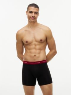 3-Pack Signature Contrast Waistband Boxer Briefs — Blue 2