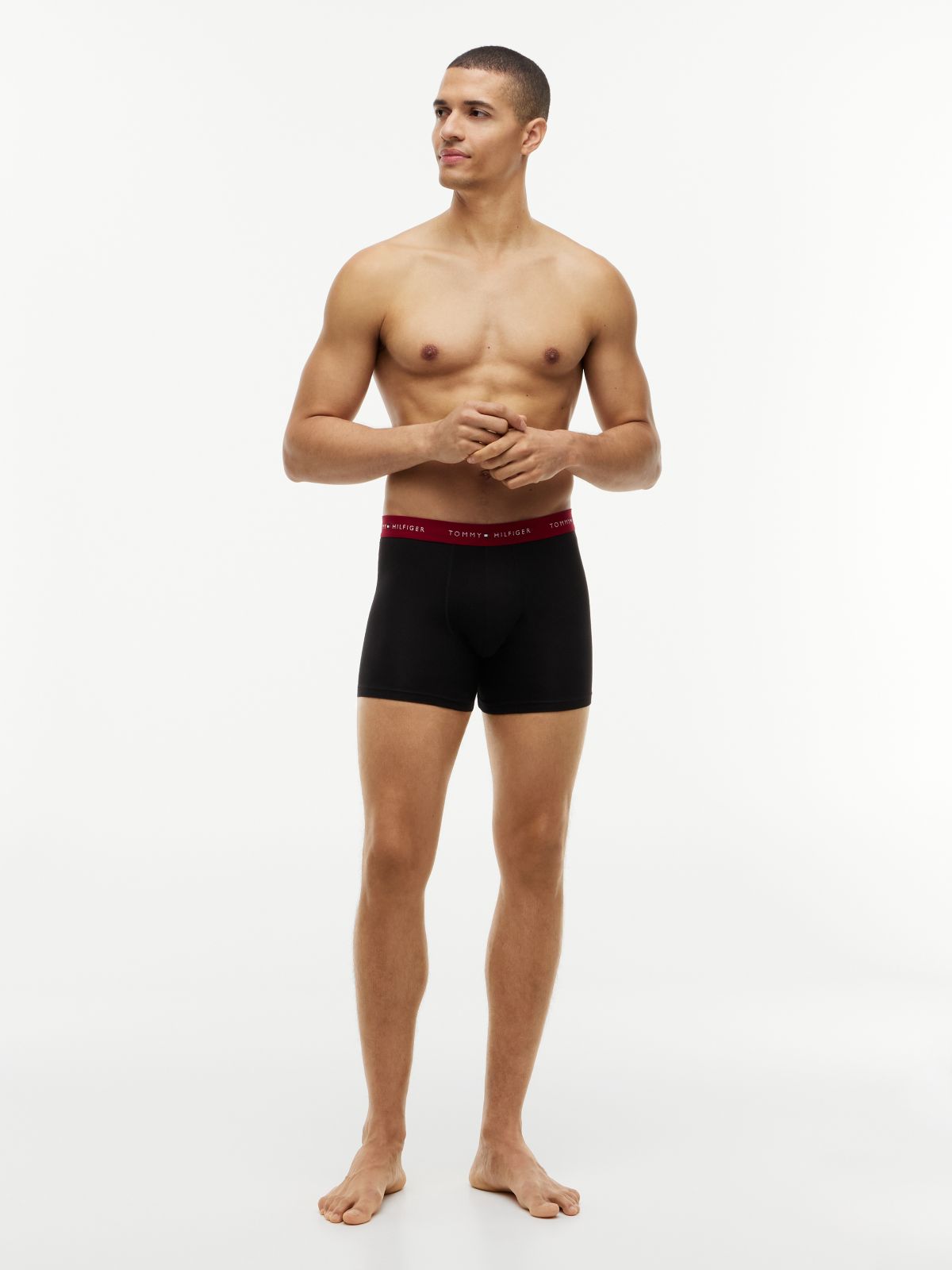 3-Pack Signature Contrast Waistband Boxer Briefs — Blue