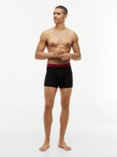 3-Pack Signature Contrast Waistband Boxer Briefs — Blue 3