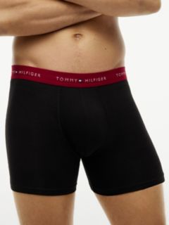 3-Pack Signature Contrast Waistband Boxer Briefs — Blue 4
