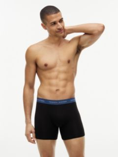 3-Pack Signature Contrast Waistband Boxer Briefs — Blue 6