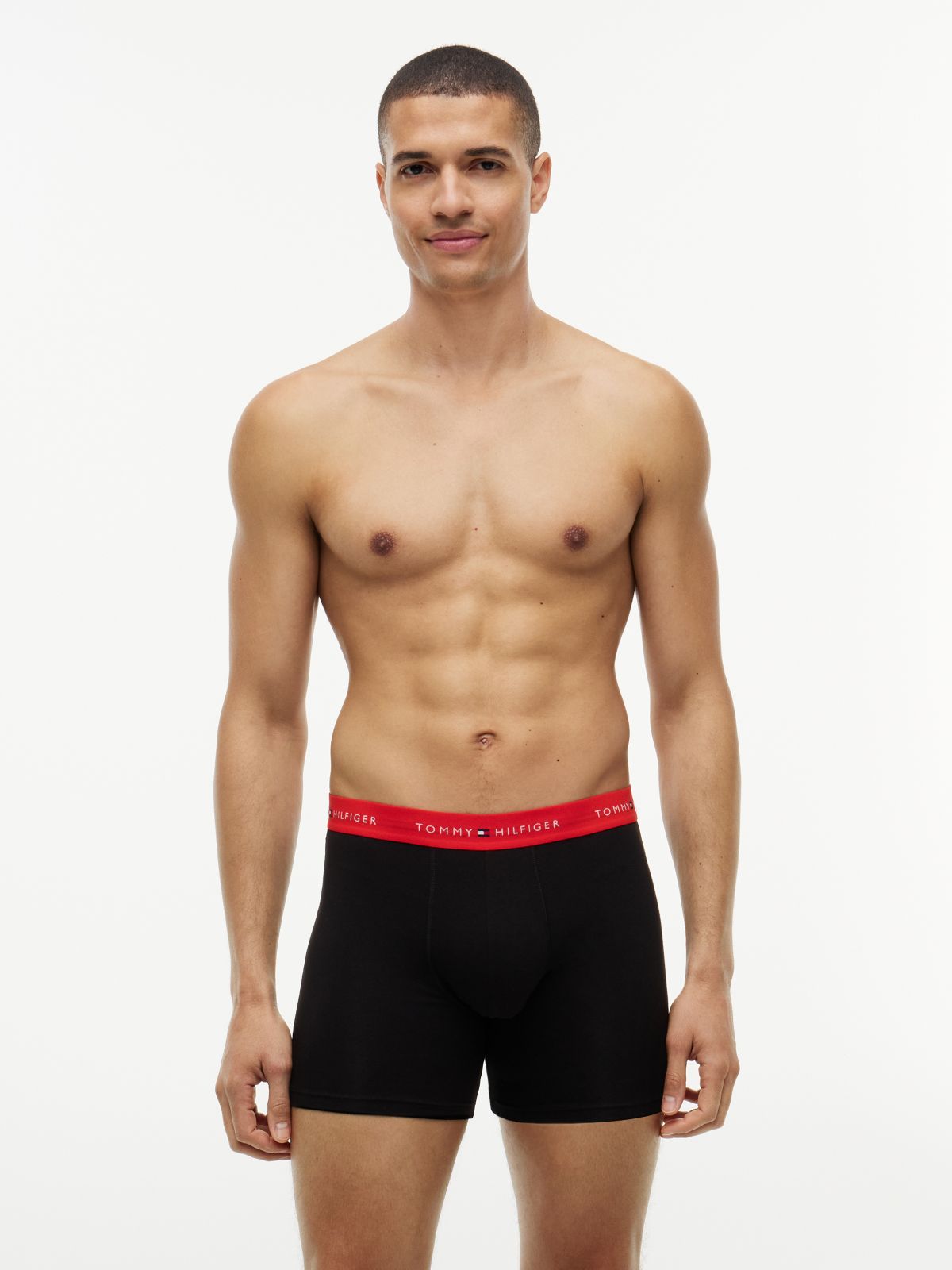 3-Pack Signature Contrast Waistband Boxer Briefs — Blue