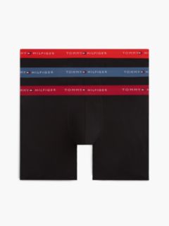 3-Pack Signature Contrast Waistband Boxer Briefs — Blue 1