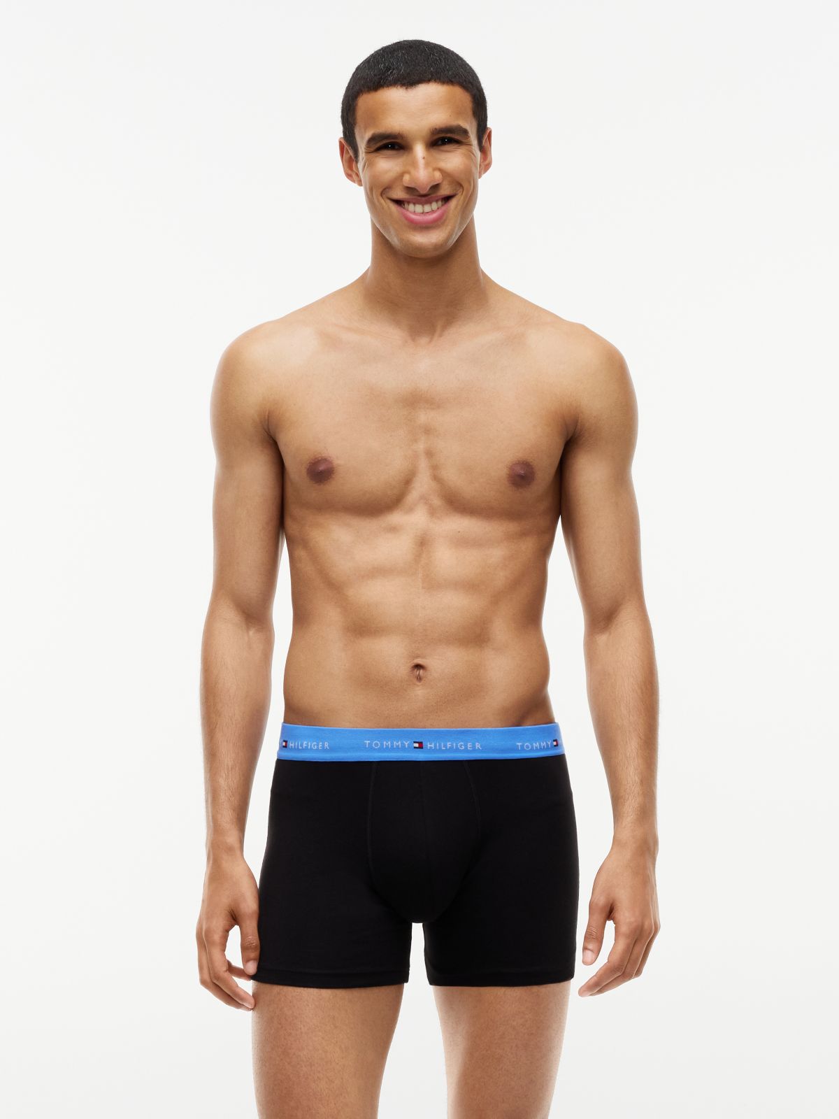 3-Pack Signature Contrast Waistband Boxer Briefs — Yellow
