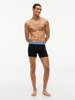 3-Pack Signature Contrast Waistband Boxer Briefs — Yellow 3