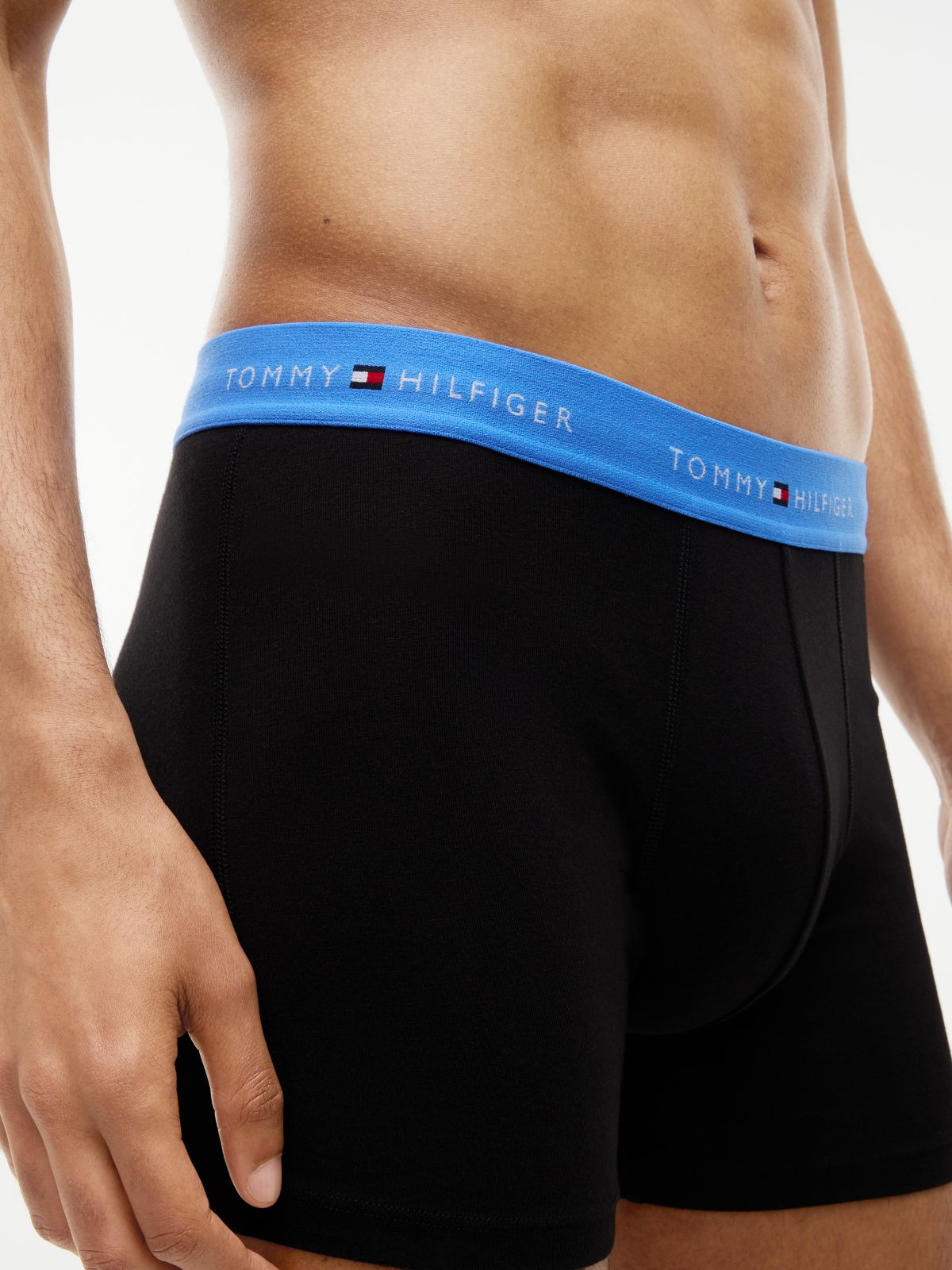 3-Pack Signature Contrast Waistband Boxer Briefs — Yellow