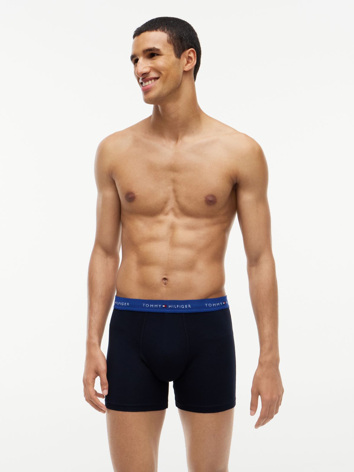 3-Pack Signature Contrast Waistband Boxer Briefs — Yellow