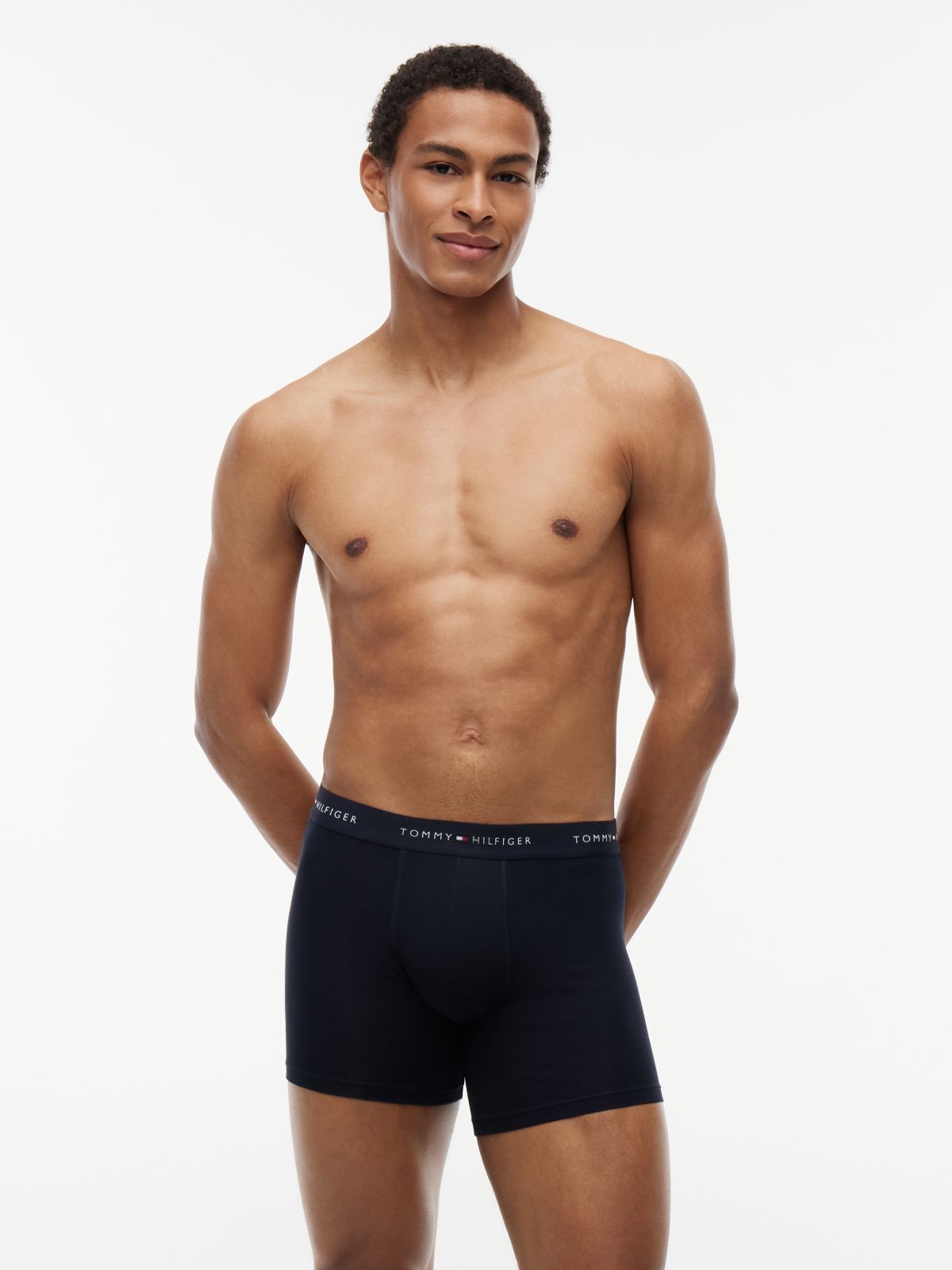 3-Pack Signature Contrast Waistband Boxer Briefs — Multi