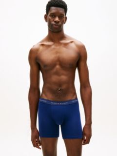 3-Pack Signature Contrast Waistband Boxer Briefs — Blue 7