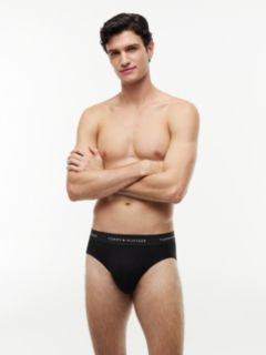 3-Pack Signature Repeat Logo Waistband Briefs — Black 2