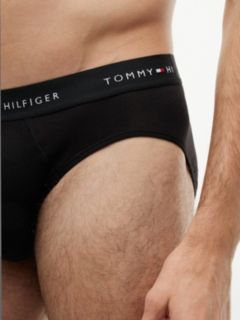 3-Pack Signature Repeat Logo Waistband Briefs — Black 4