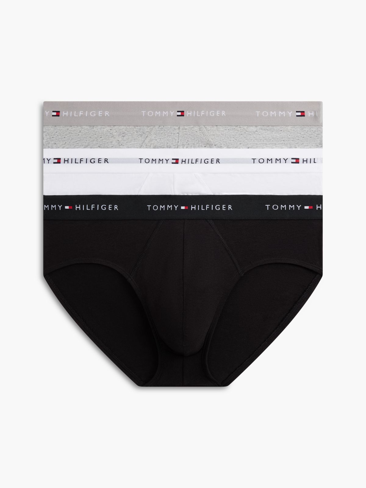 3-Pack Signature Repeat Logo Waistband Briefs — Multi