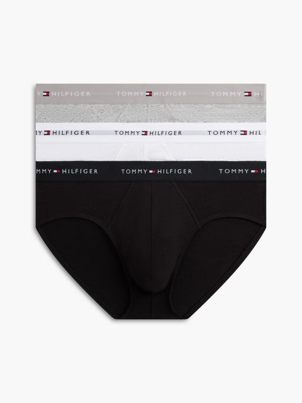 3-Pack Signature Repeat Logo Waistband Briefs — Multi