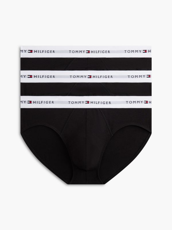3-Pack Signature Repeat Logo Waistband Briefs — Multi
